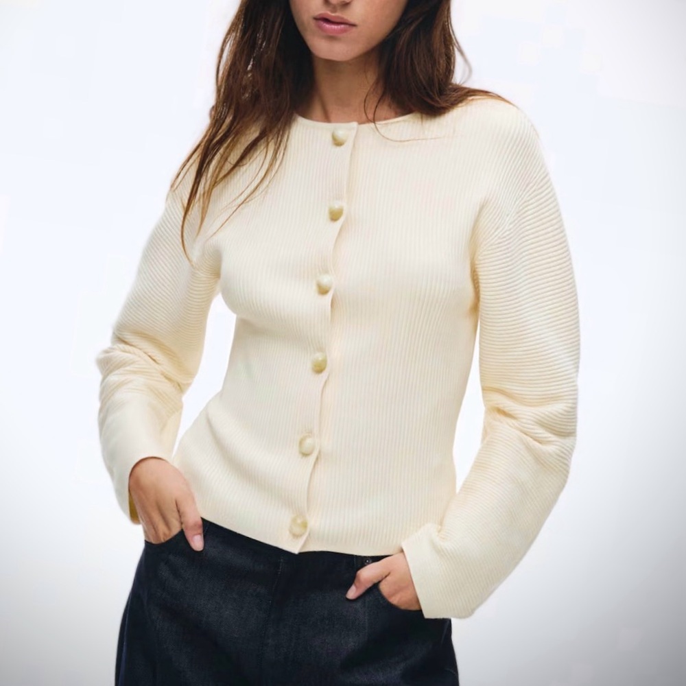 H&M rib knit cardigan NWOT